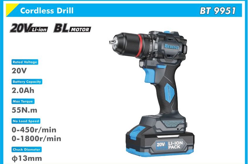 BT9951 cordless impact drill