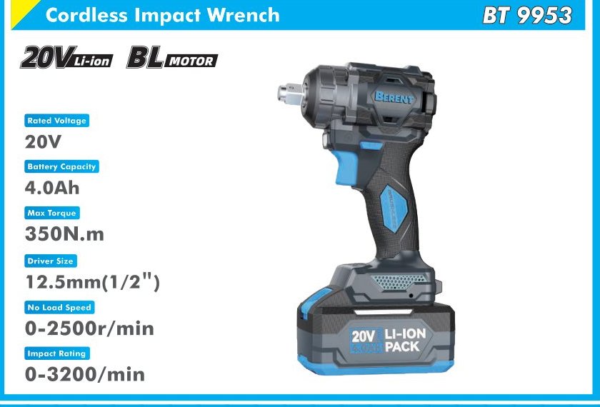 BT9953 cordless impact wrench