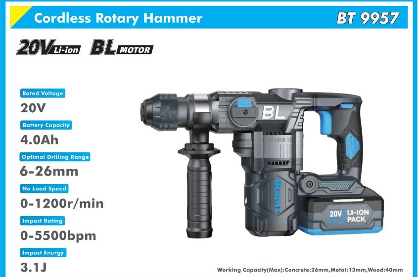 BT9957 cordless rotary hammer