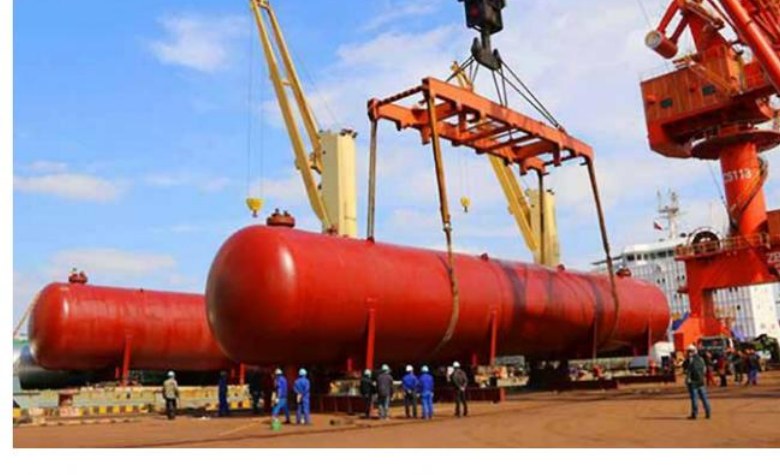 DUOSHAN industrial coatings on steel storage tanks